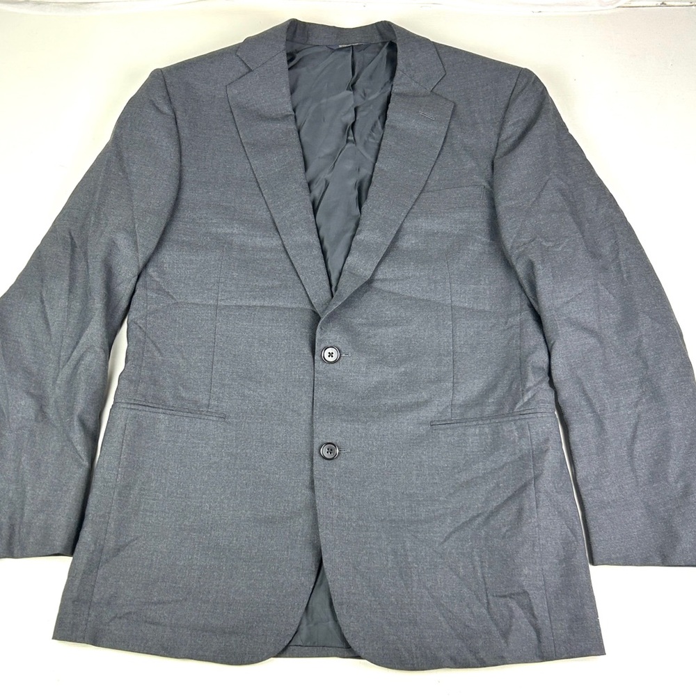 Brooks Brothers Men’s Barberis Canonico Wool Italy Suit Jacket Gray Mens Sz 39R